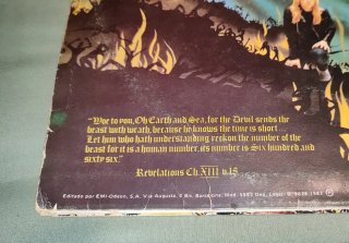 LP vinilo Iron Maiden "Bestia" original EMI 1982