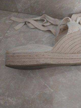 Cuñas Pull&Bear Beige Talla 39