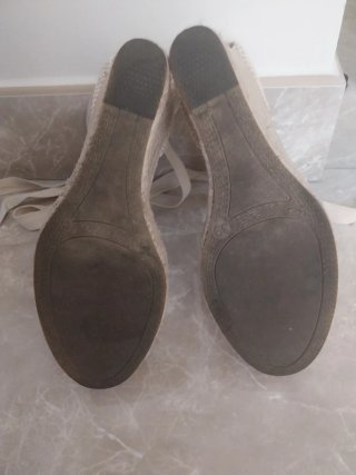 Cuñas Pull&Bear Beige Talla 39