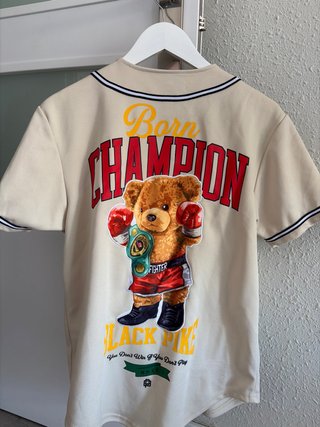 Camisa Béisbol Black Pike Oso Boxeador