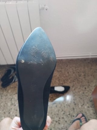 Zapatos de tacón Piccola Pelle negros talla 39