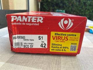 Zapatos de seguridad Panter blancos