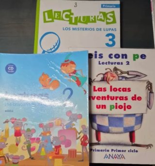 3 LIBROS DE LECTURA. 2 Y 3 PRIMARIA