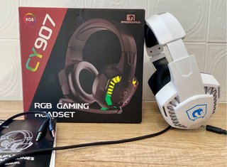 Auriculares Mambasnake RGB Gaming CY907