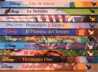 Lote 10 libros Disney y Pixar
