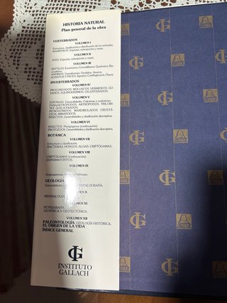 libro de historia natural