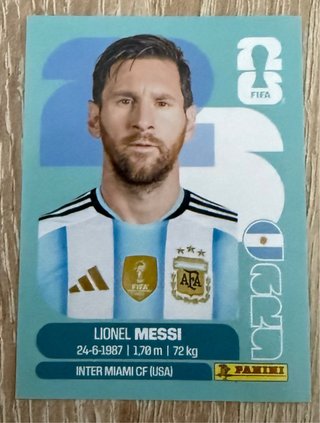 Cromo Mundial Messi Inter Miami CF