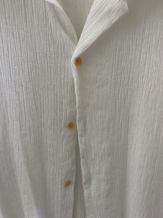 Camicia Calliope XS manica corta stropicciata