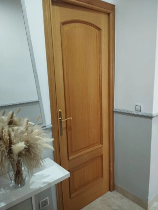 Puerta de madera interior