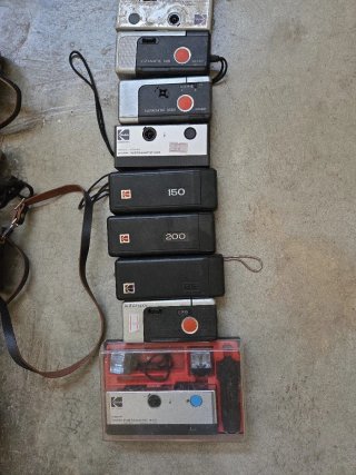 Colección de cámaras Agfa y Kodak