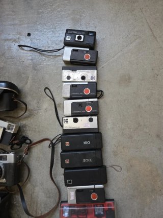 Colección de cámaras Agfa y Kodak