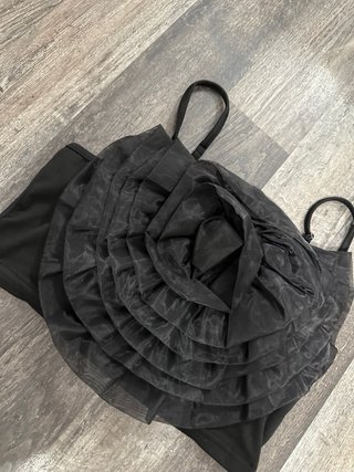 Conjunto Top y Falda Negro
