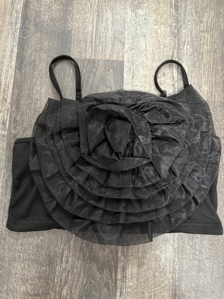 Conjunto Top y Falda Negro