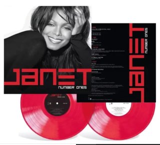 Vinilo Janet Jackson,  Number ones. 2 LPs rojos