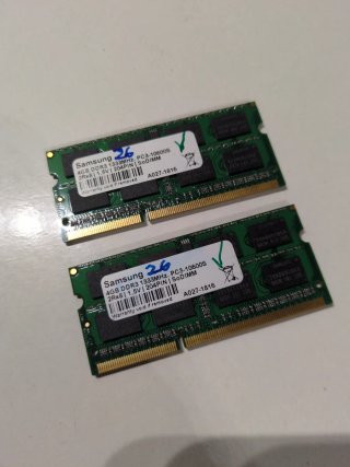 2x 4GB de RAM para portátil