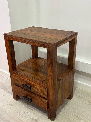 Mesa Auxiliar Madera Maciza India
