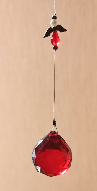 Lote 3 Bolas Cristal Facetado 30mm