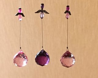 Lote 3 Bolas Cristal Facetado 30mm