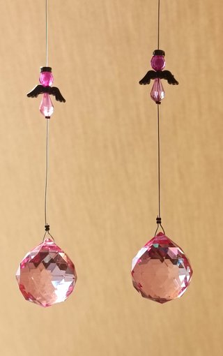 Lote 3 Bolas Cristal Facetado 30mm