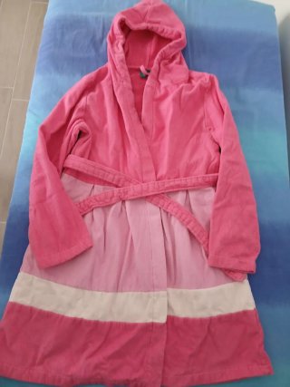 Accappatoio Donna Rosa e Bianco Taglia L