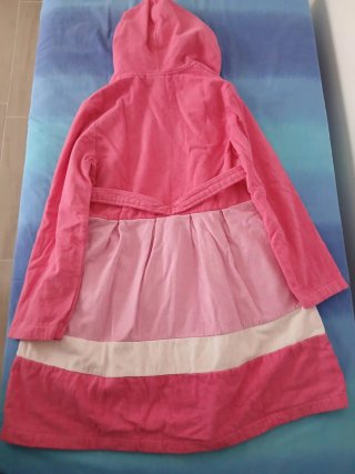 Accappatoio Donna Rosa e Bianco Taglia L