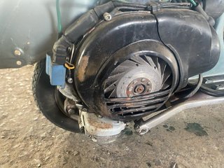 Vespa Antigua Gris Scooter