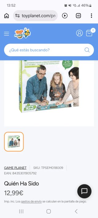 Juego ¿Quién ha sido? de Game Planet