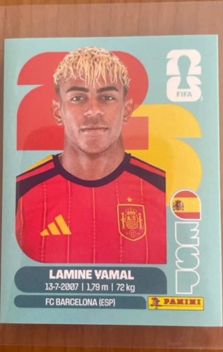 Panini Mundial 2026 Lamine Yamal