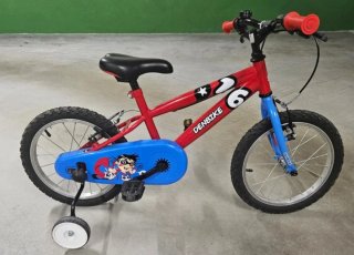 Bicicleta infantil DENBIKE roja y azul