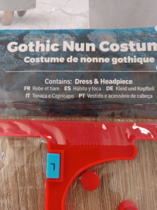 Disfraz Monja Gótica Adulto Talla L