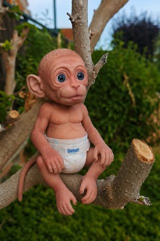 Monito de Silicona Completo Bebé