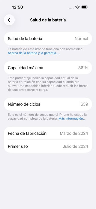 Apple iPhone 15 128GB 86% Salud Excelente_Estado
