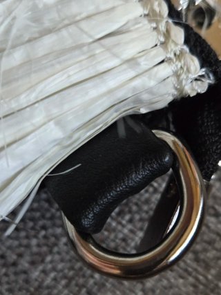 Bolso Verano Bosanova Bandolera Nuevo Blanco Negro