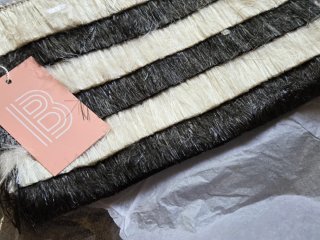 Bolso Verano Bosanova Bandolera Nuevo Blanco Negro