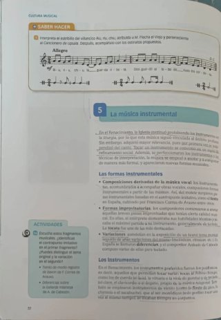 Música, historia de la música, ESO serie Escucha