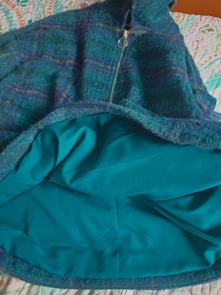 Chaqueta cuadros azul y verde