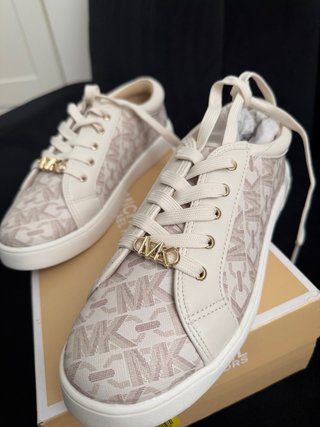 Zapatillas Michael Kors Mujer Talla 36 Beige/Oro