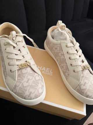 Zapatillas Michael Kors Mujer Talla 36 Beige/Oro