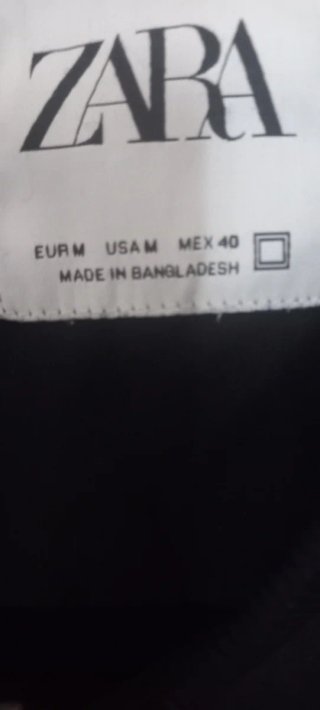 Jersey Zara Negro Hombre Talla L