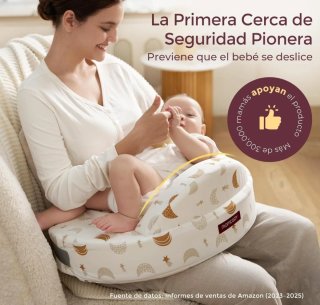 Cojín de Lactancia Momcozy con Barrera