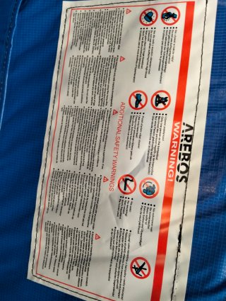 Arebos Cubierta para Borde de Cama elástica 427 cm
