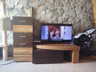 Mueble TV salón extensible y cajonera