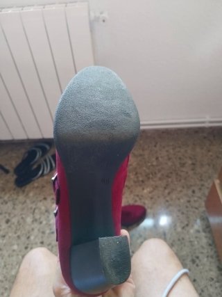 Zapatos de tacón rosas
