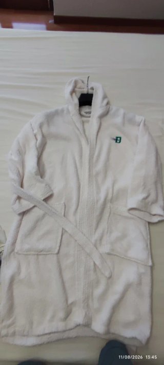 Accappatoio Uomo Bianco Cotone