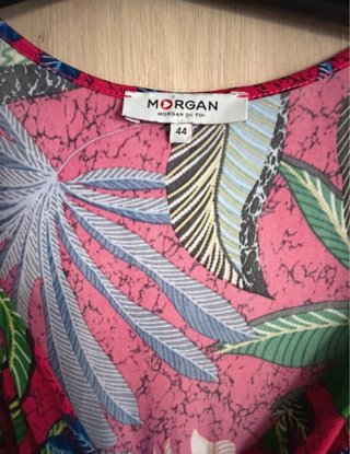Vestido Morgan Talla 44 Estampado Tropical
