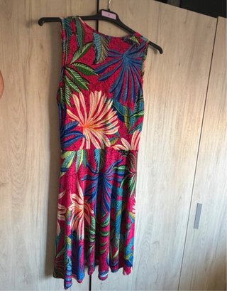 Vestido Morgan Talla 44 Estampado Tropical
