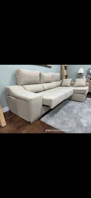 Sofá chaisenlongue 2.60m nuevo 399€