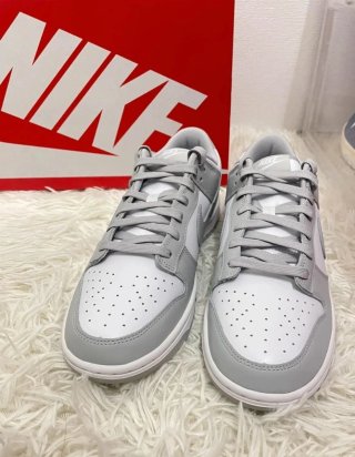 Nike Dunk Low Gris Blanco Talla 36