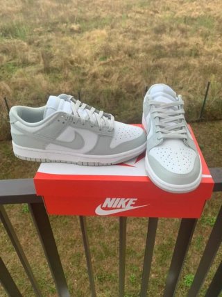 Nike Dunk Low Gris Blanco Talla 40.5