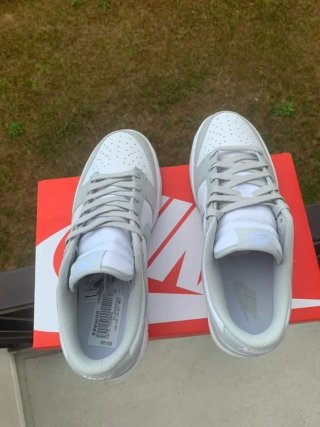 Nike Dunk Low Gris Blanco Talla 40.5